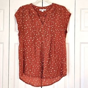 Sheer Dot Blouse